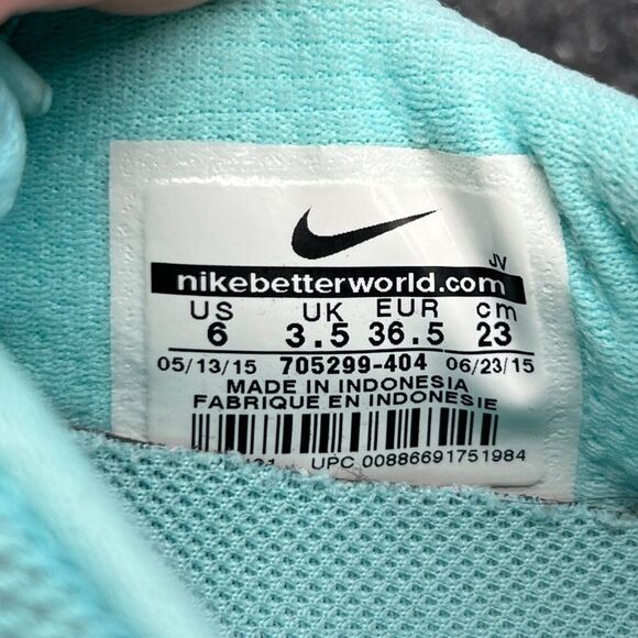 Nike Flex Fury Running Shoes Women's Size 6 Blue Athletic Run Training Sneakers - Picture 12 of 12